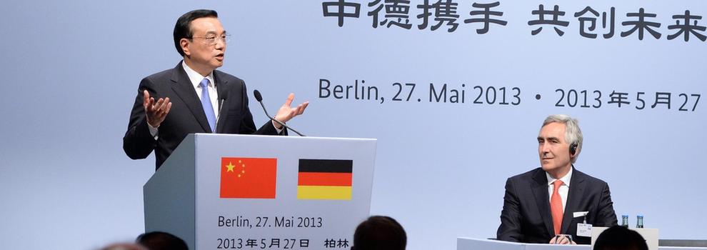 李克強在柏林出席中德工商界午宴并發表演講