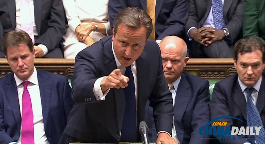英國首相卡梅倫不敵議會(huì)反對(duì) 暫時(shí)擱置干預(yù)提議