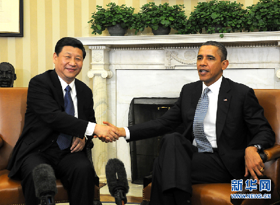 習近平2012年會見美國總統奧巴馬