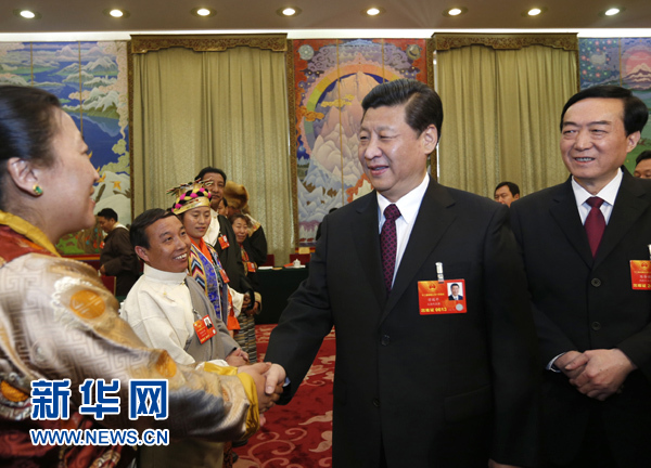 習(xí)近平：“請(qǐng)轉(zhuǎn)達(dá)我對(duì)大家的祝福，扎西德勒！”