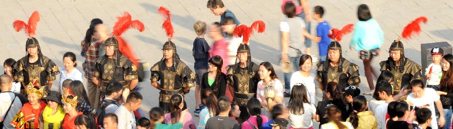 西安“武士文化系列展演”：跨越時空的城墻武士