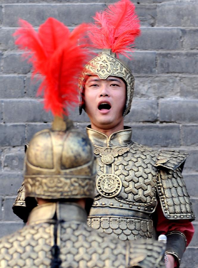 西安“武士文化系列展演”:跨越時(shí)空的城墻武士