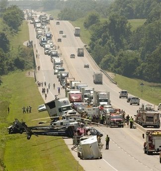 美俄克拉何馬州發生嚴重車禍 多輛汽車相撞9人死亡