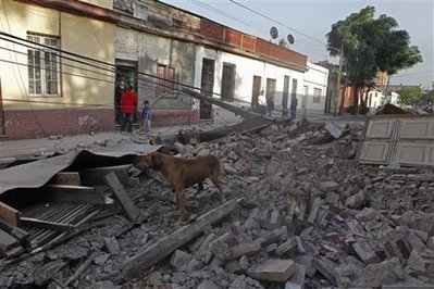 智利南部發(fā)生8.8級特大地震 已造成214人死亡