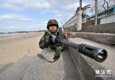 高清組圖：韓美開始舉行聯(lián)合軍事演習