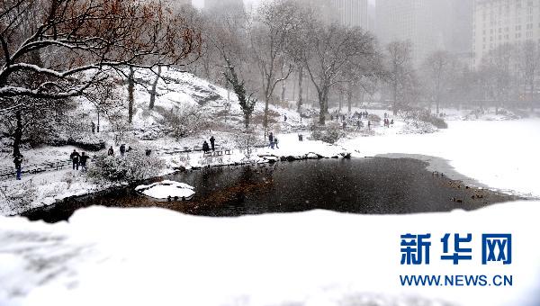 紐約遭暴風雪襲擊 部分地區能見度為零