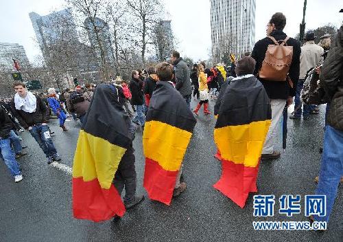 比利時民眾舉行維護國家統一大游行