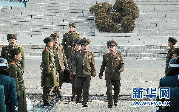 韓朝在板門店開始高級軍事會談預備會談