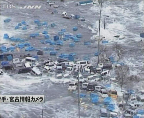 組圖：日本宮城縣發現二三百具尸體 海嘯規模百年一遇