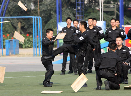 北京特警演練