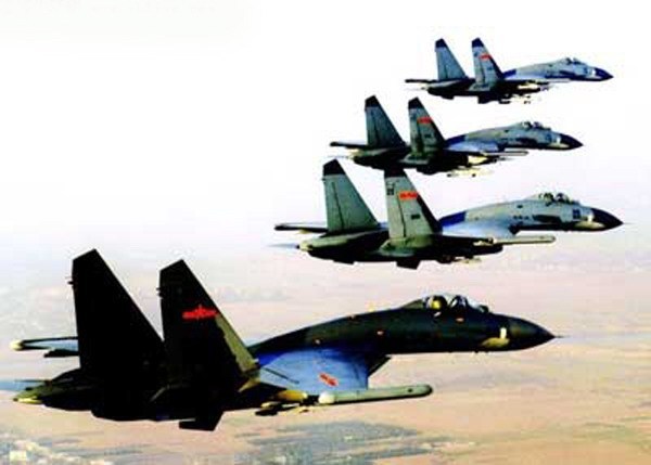 中國空軍現役機型圖集