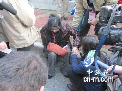 臺警方大陣仗保護大陸媒體 柴璐成臺媒焦點