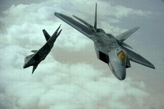 美國F-22戰斗機完成首次在中東部署