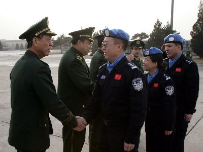 中國向海地派遣新維和警察(圖)