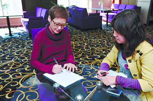 胡因夢(mèng)再談李敖：路上遇到,就過去和他握手(圖)