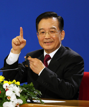 溫家寶總理答中外記者提問實錄