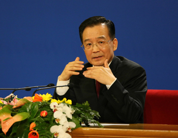 溫家寶總理答中外記者提問實錄