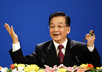 溫家寶總理答中外記者提問實錄