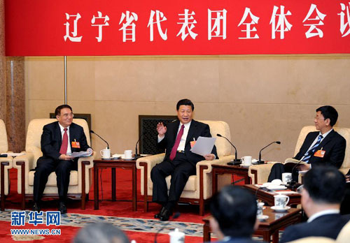 習(xí)近平參加遼寧代表團(tuán)審議