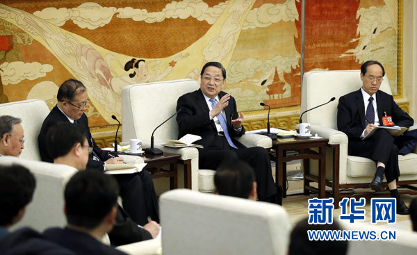 兩會授權(quán)發(fā)布：俞正聲參加湖北代表團審議