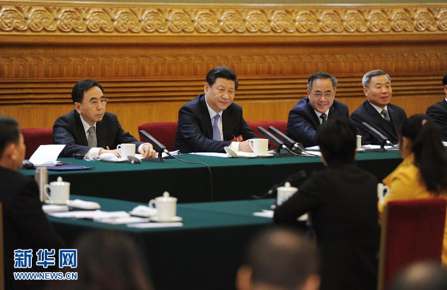 習(xí)近平參加廣東代表團(tuán)審議
