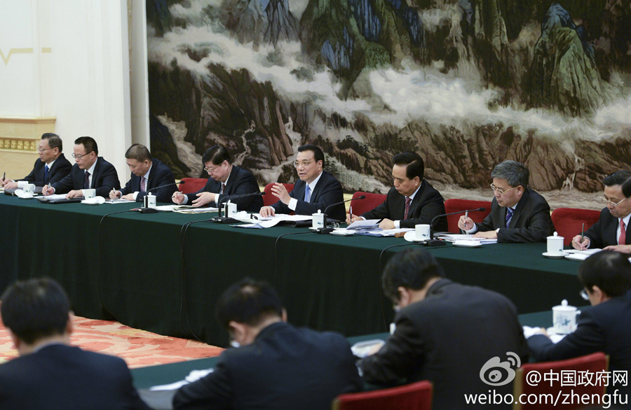 李克強參加山東代表團審議