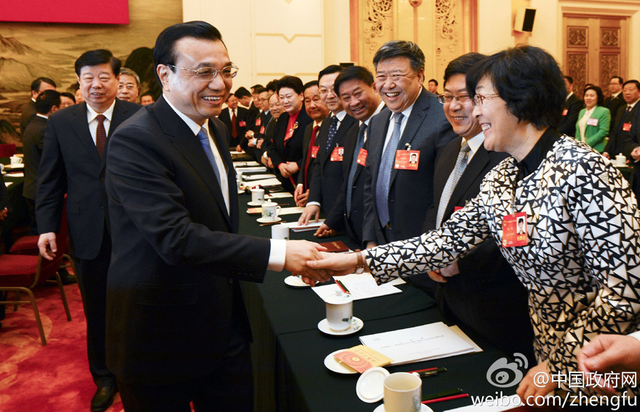 李克強參加山東代表團審議