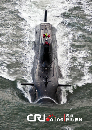 英皇家海軍最強大攻擊核潛艇海試