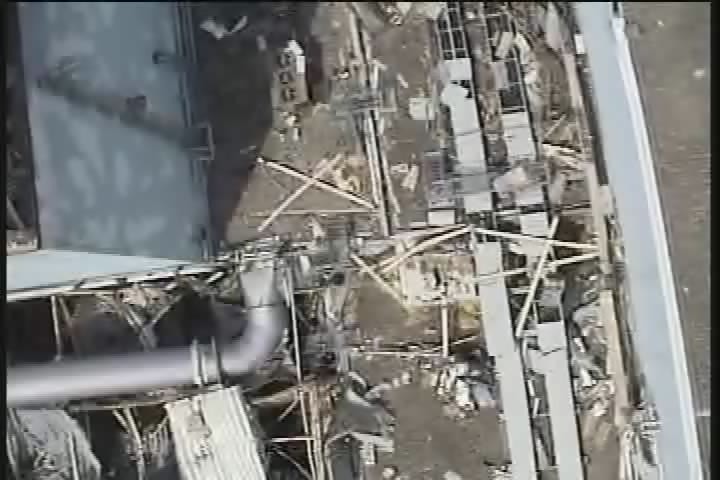 機(jī)器人拍攝福島核電站1號機(jī)組反應(yīng)堆內(nèi)景象