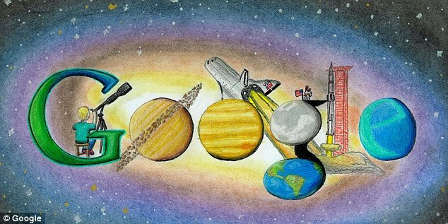 我的夢想在太空！美七歲男童成史上最小谷歌涂鴉作者