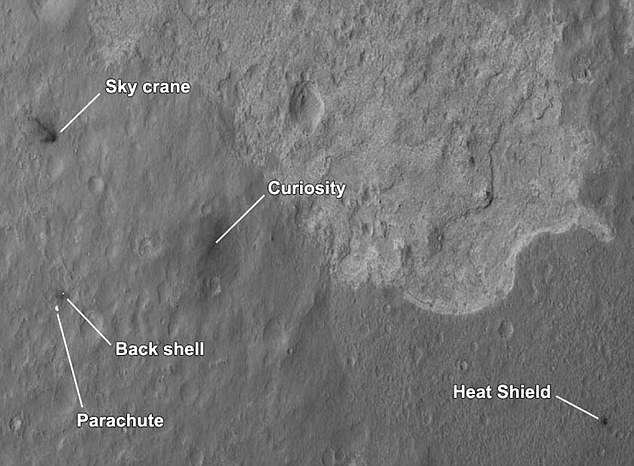 “好奇”號傳回首張火星地表3D照片 清晰展現蓋爾隕坑地貌