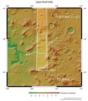 歐洲航天局發布照片 顯示火星曾有1500米長河