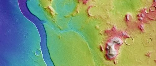 歐洲航天局發布照片 顯示火星曾有1500米長河