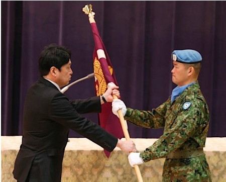 安倍豪稱：愿站在日本自衛隊前面捍衛國家安全