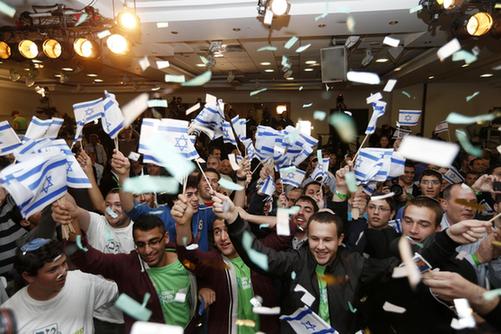 圖集：直擊以色列議會選舉 內(nèi)塔尼亞胡有望連任
