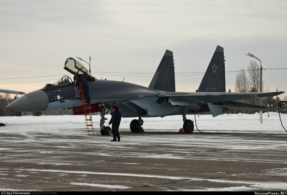 首見俄空軍蘇-35S滿外掛與T-50同場亮相