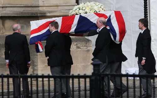 撒切爾遺體移入議會大廈教堂 英媒發布葬禮路線圖