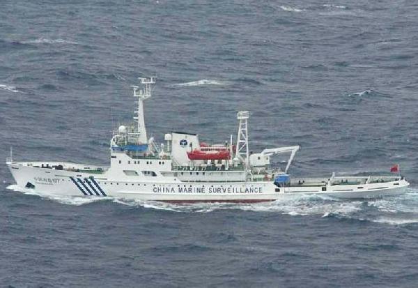 我海監釣魚島執法挫敗日右翼迫使其漁船駛離