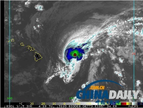 熱帶風暴來襲 夏威夷島宣布進入緊急狀態