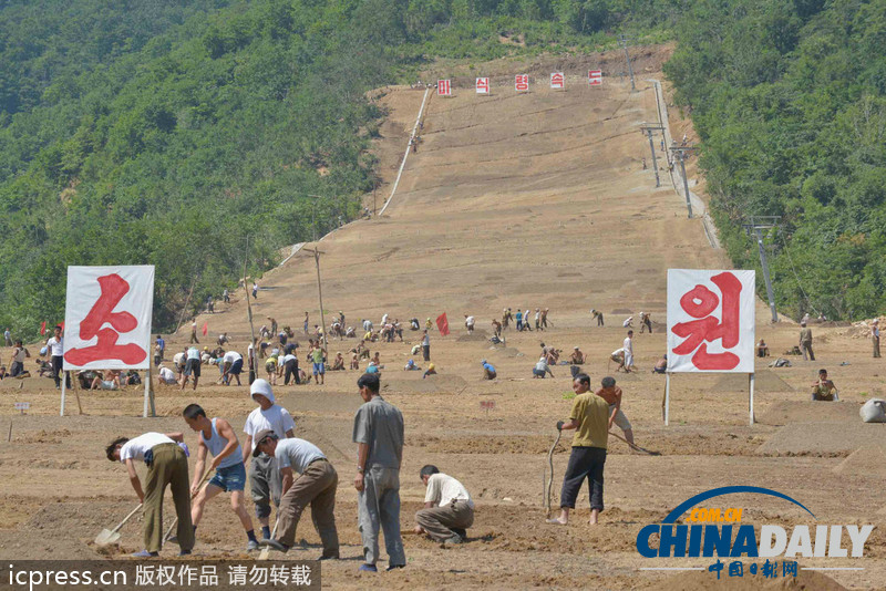 朝鮮突擊建設馬息嶺滑雪場 響應金正恩號召
