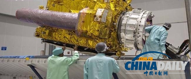 印度發射首顆國產國防衛星 主要服務印度海軍（圖）