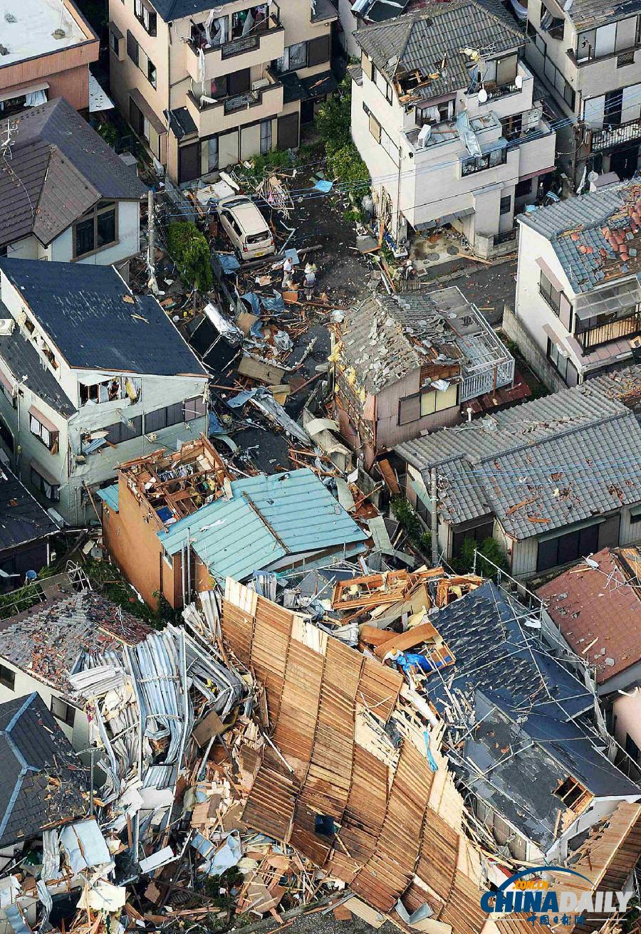 日本多地遭疑似龍卷風襲擊 致數十人受傷