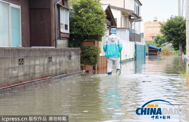日本暴雨引發洪水 名古屋發出全市避難準備令（圖）