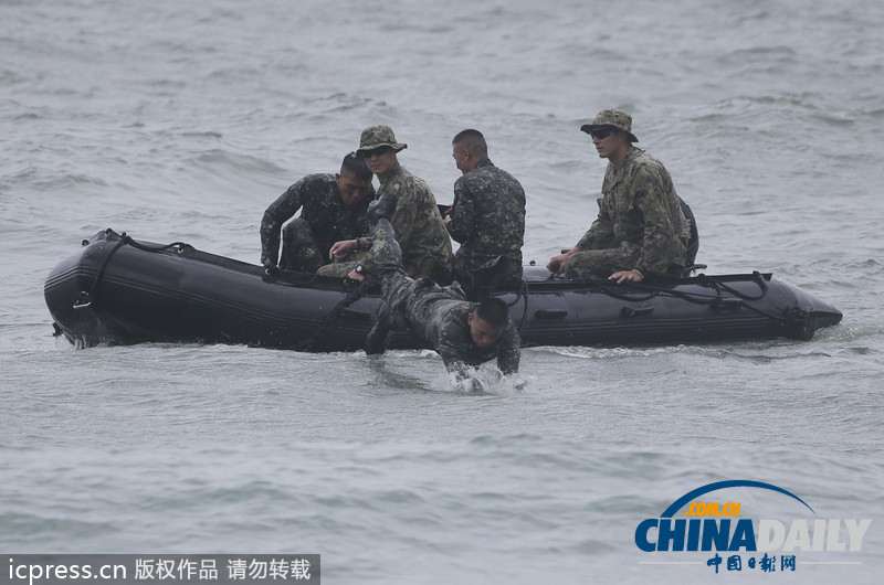 菲律賓與美國舉行聯(lián)合軍演 稱希望美軍擴(kuò)大防區(qū)（組圖）