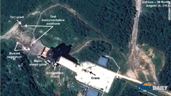美智庫：衛(wèi)星圖片顯示朝鮮或已測(cè)試遠(yuǎn)程火箭引擎
