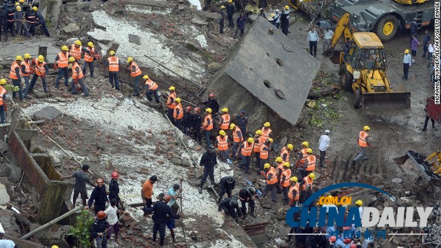 孟買塌樓事故致至少13人死26人傷 恐有40人受困