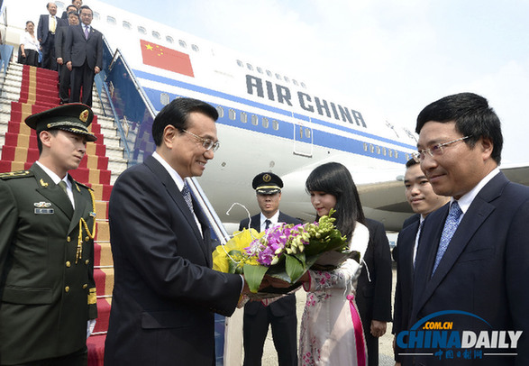 李克強(qiáng)會見越南國會主席阮生雄時表示<BR>推動中越關(guān)系健康穩(wěn)定向前發(fā)展