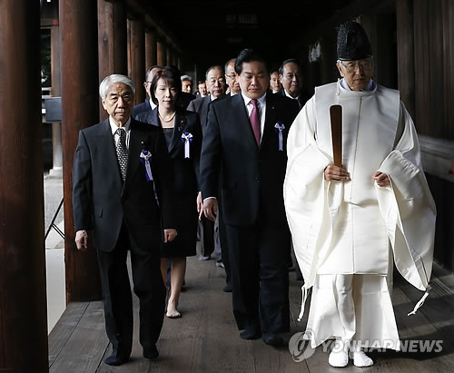 韓國譴責日本政客參拜靖國神社 曾拒拜鬼大臣入境