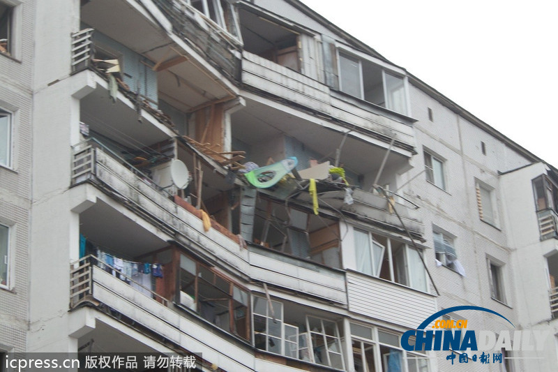莫斯科居民樓發生煤氣爆炸2人死亡（組圖）