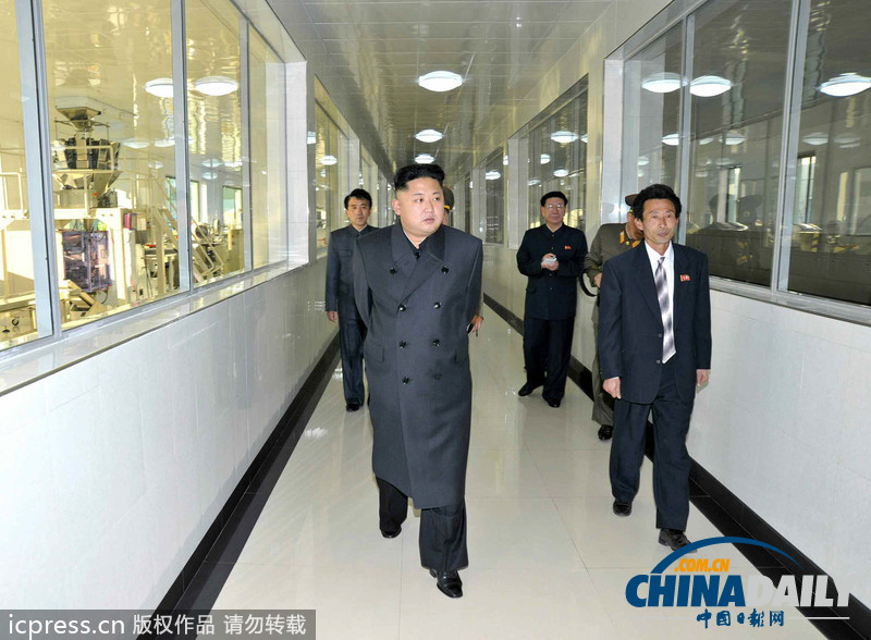 金正恩視察食品加工廠 對日常工作進行現場指導